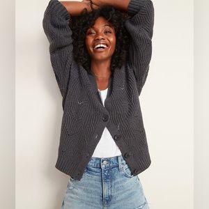 Old Navy Pointelle Cardigan ~ X-Small ~ Cropped